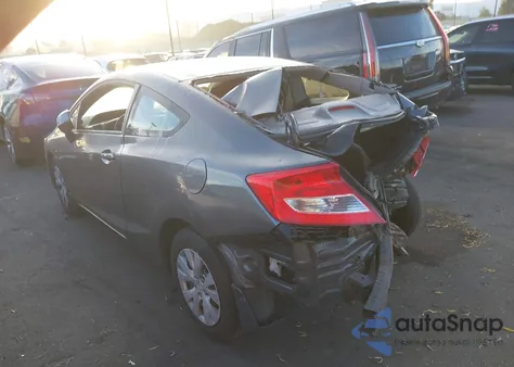 2012 Honda Civic Lx из США, поврежденный, VIN 2HGFG3B53CH545174